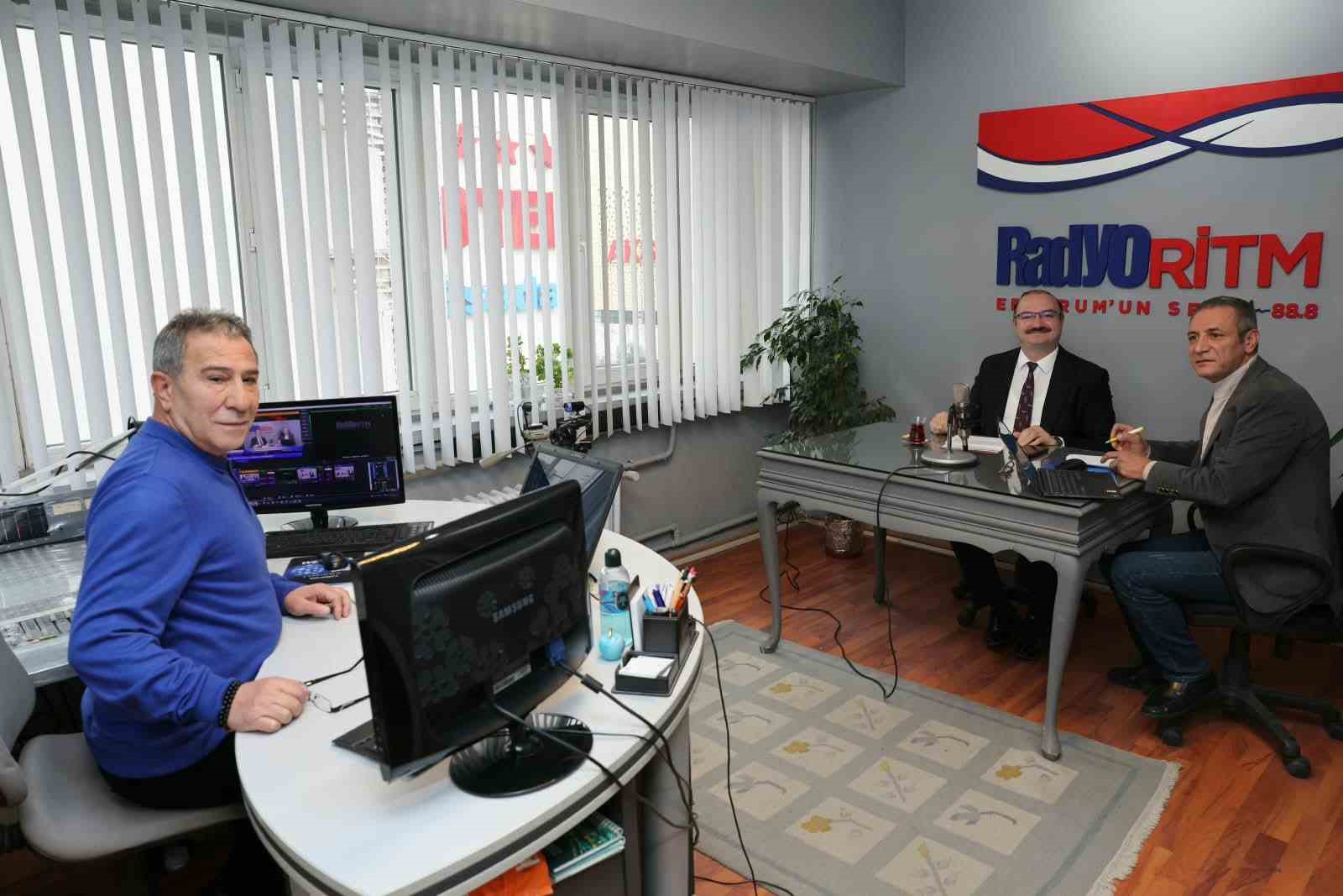Rektör Hacımüftüoğlu, Sesli Gazete’de üniversitenin yeni hedeflerini anlattı