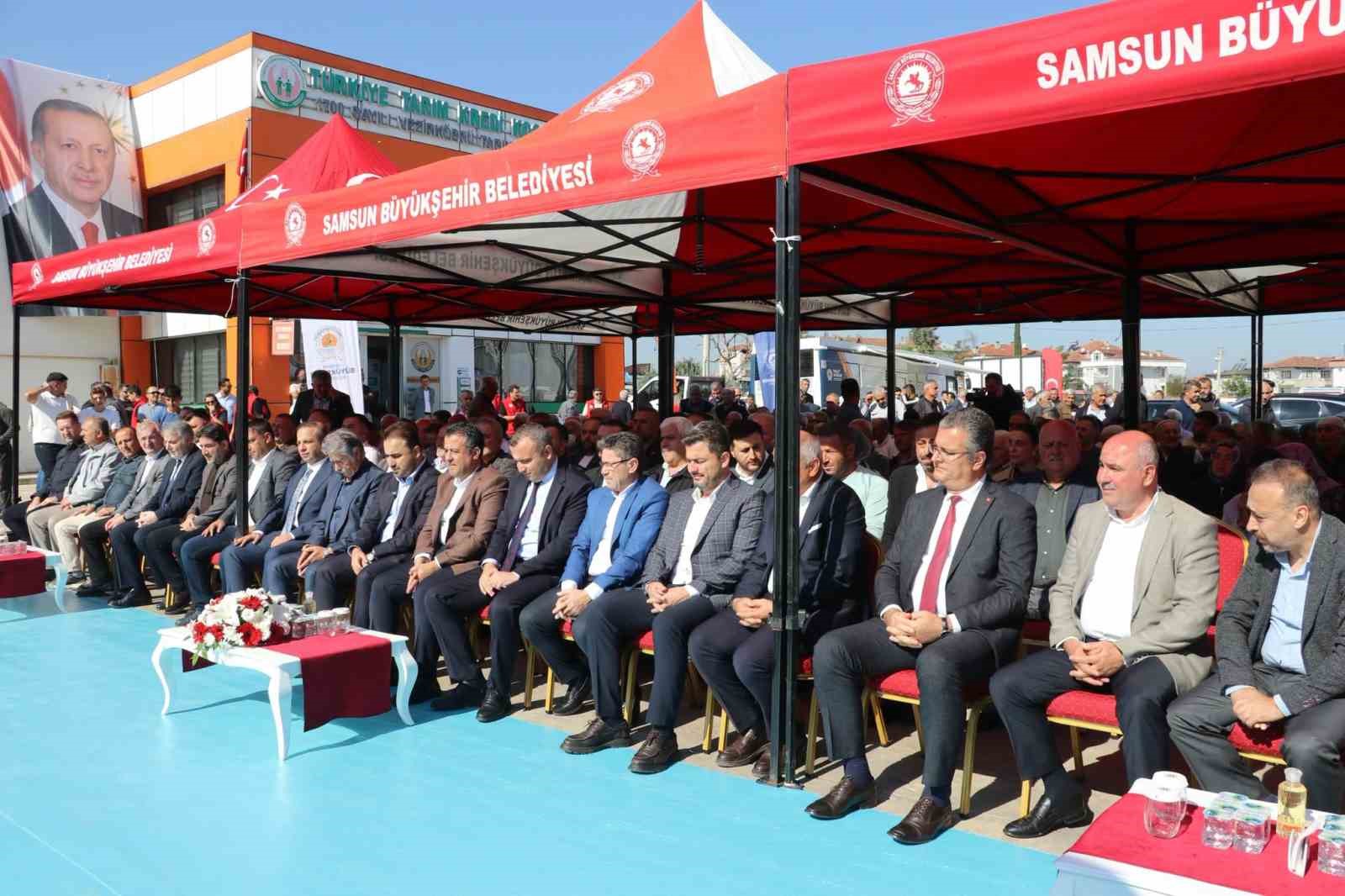 Samsun’da bin 757 üreticiye tohum ve gübre desteği