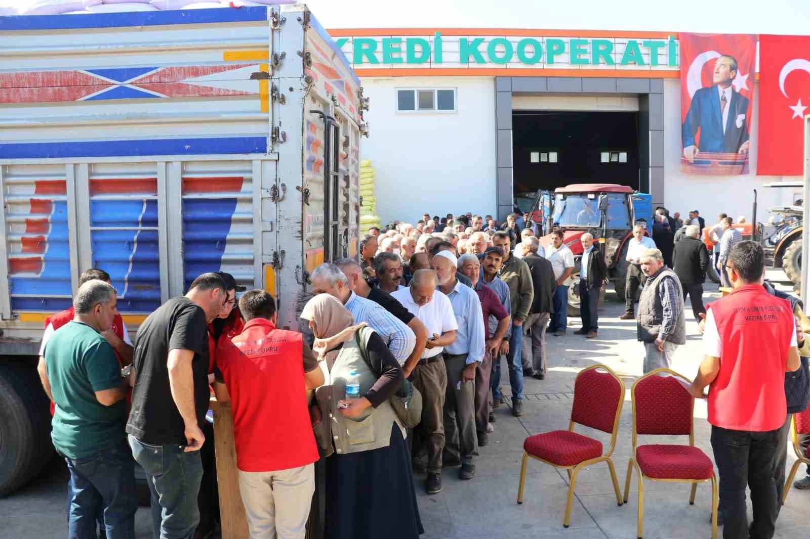 Samsun’da bin 757 üreticiye tohum ve gübre desteği