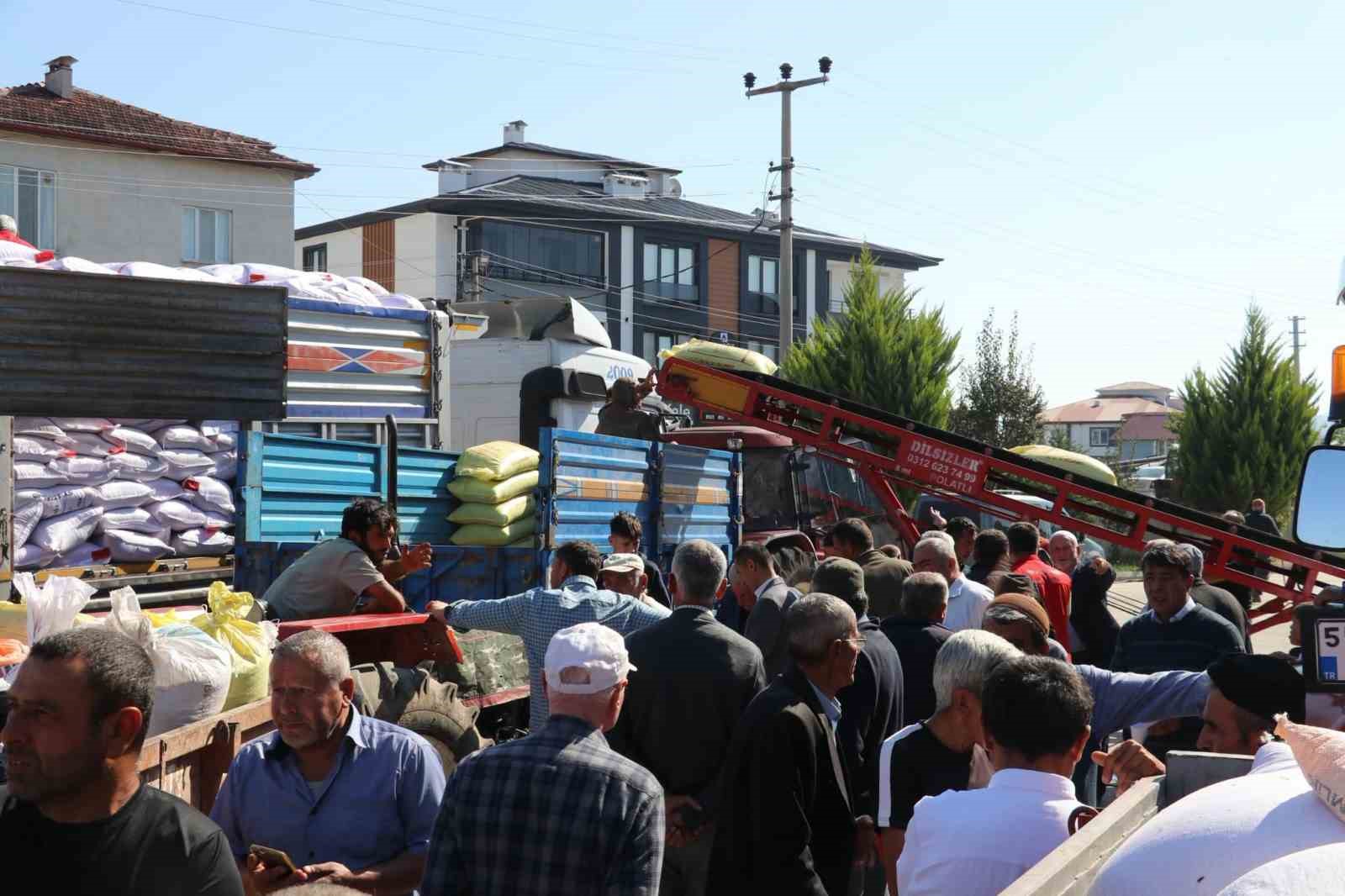 Samsun’da bin 757 üreticiye tohum ve gübre desteği