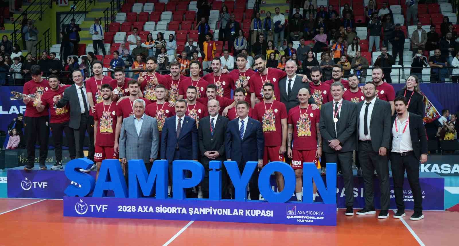 Galatasaraylı voleybolculardan şampiyonluk mesajı: "Bunlar daha başlangıç"