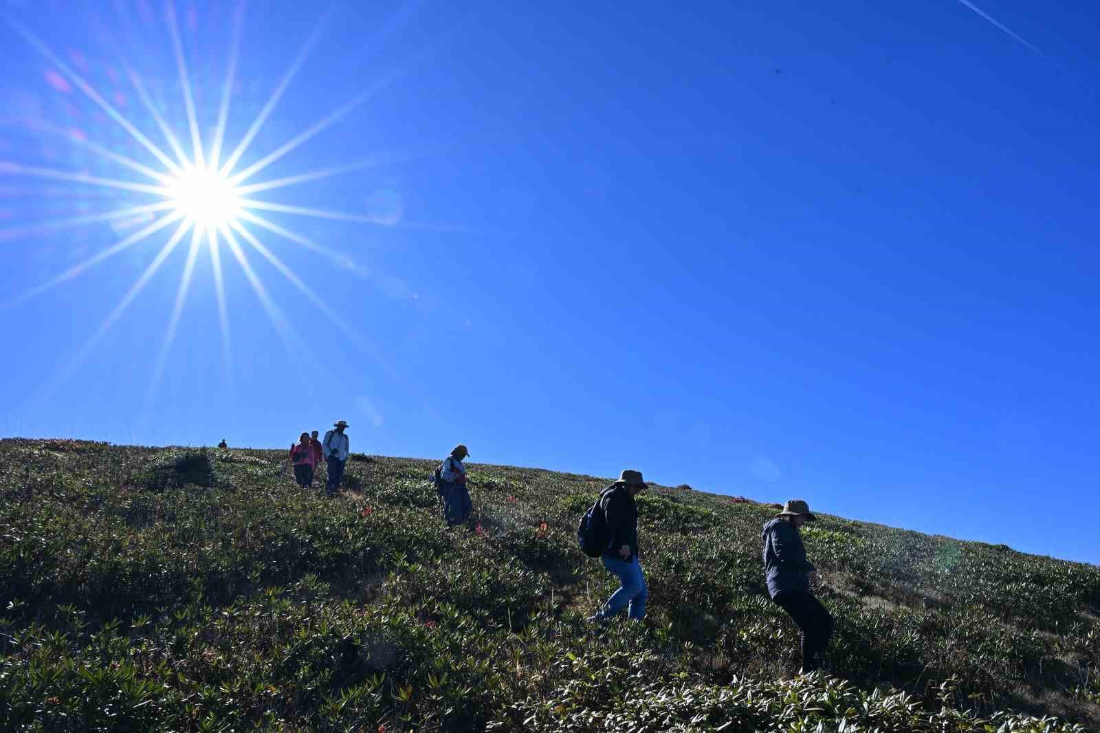 Bir yanda Karadeniz, bir yanda sonbahar: Kürtün’de etkileyici yürüyüş