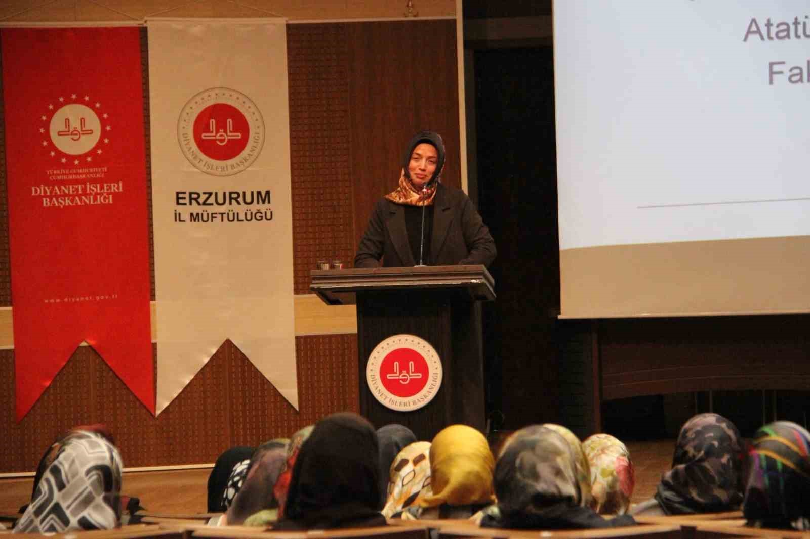 Erzurum’da "Cami ve Sosyal Hayat" konferansı düzenlendi