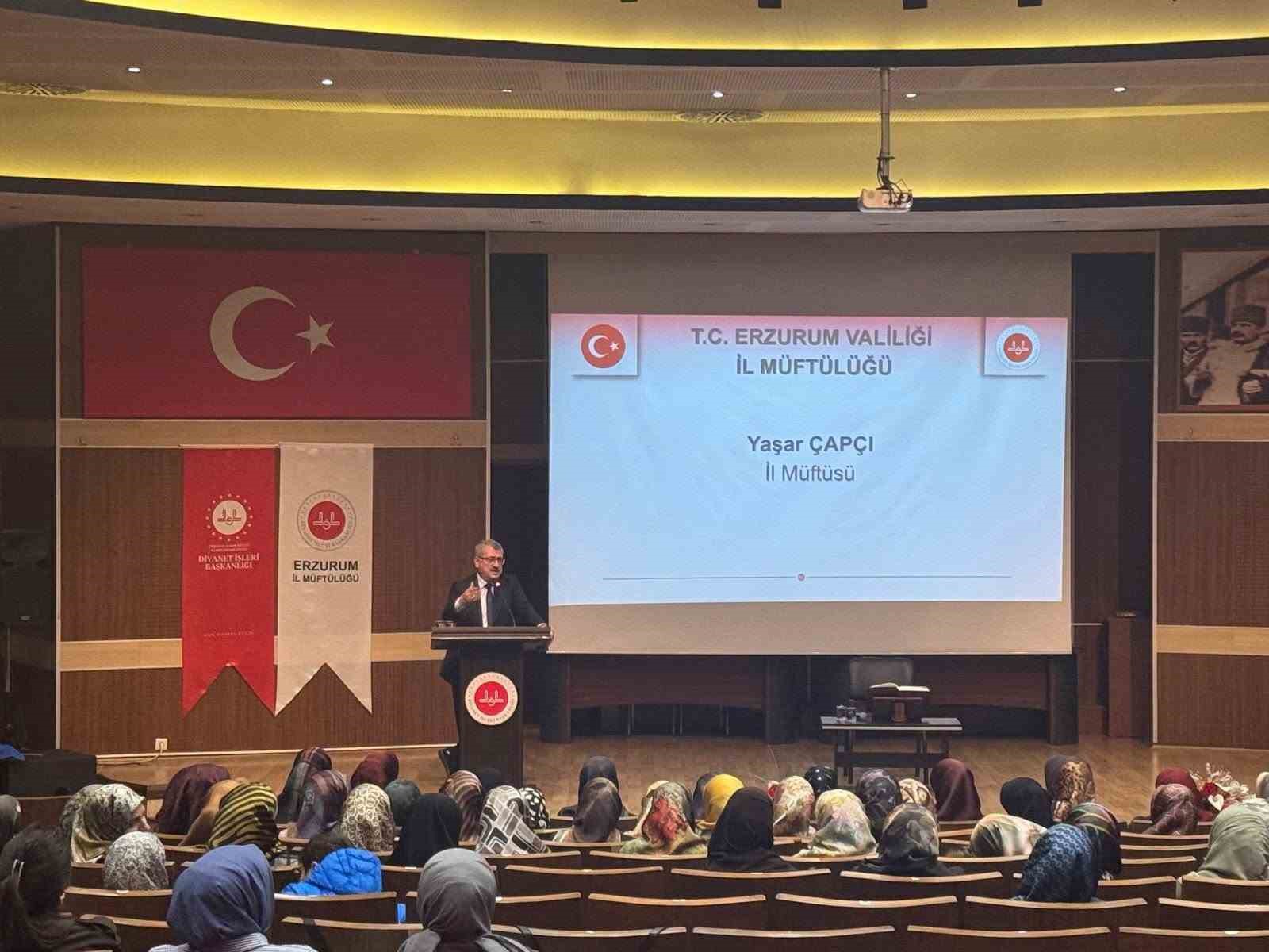 Erzurum’da "Cami ve Sosyal Hayat" konferansı düzenlendi