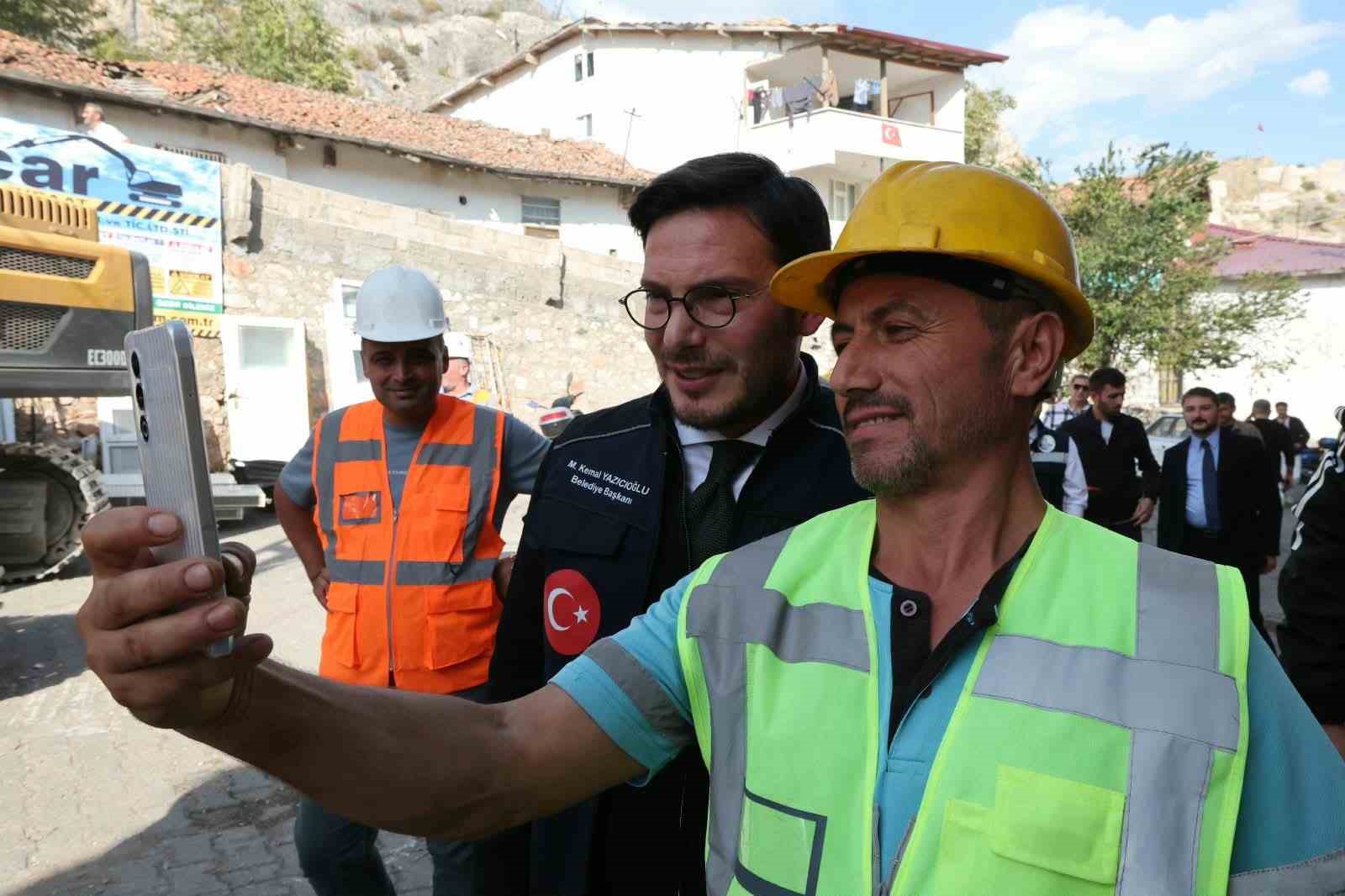 Tokat’ta kentsel dönüşüm kapsamında yıkım çalışmaları başladı