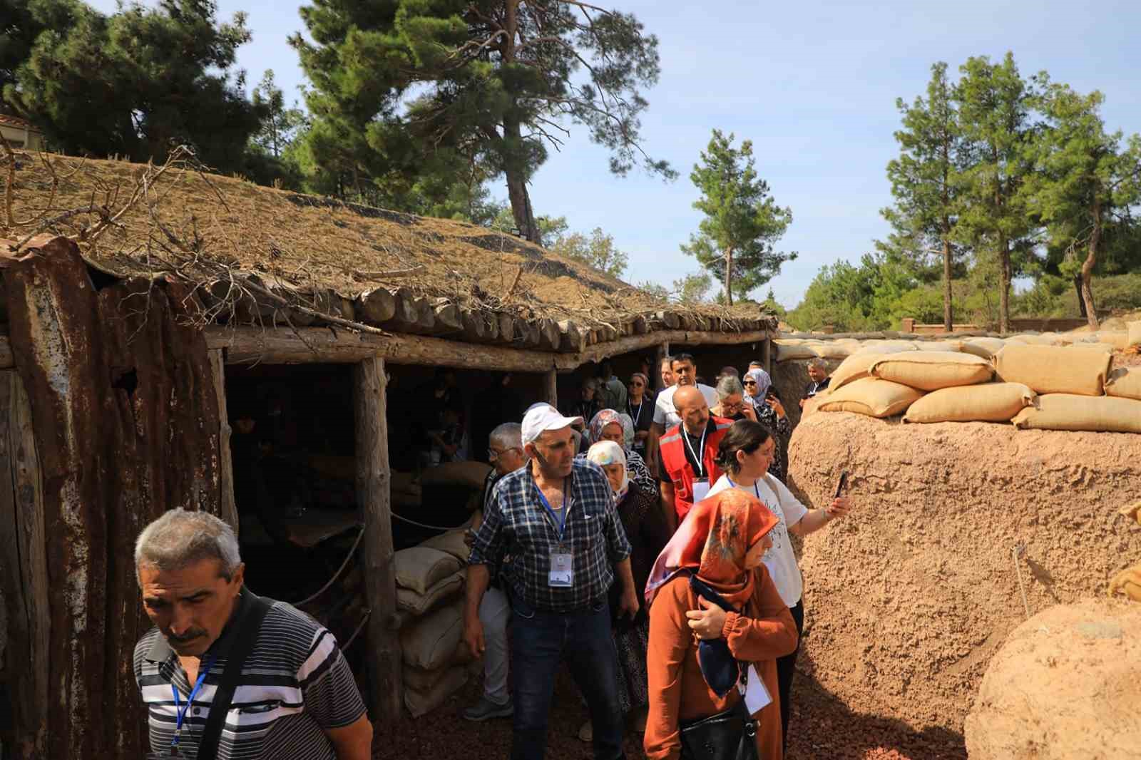 Şehit ailelerinden Çanakkale ziyareti