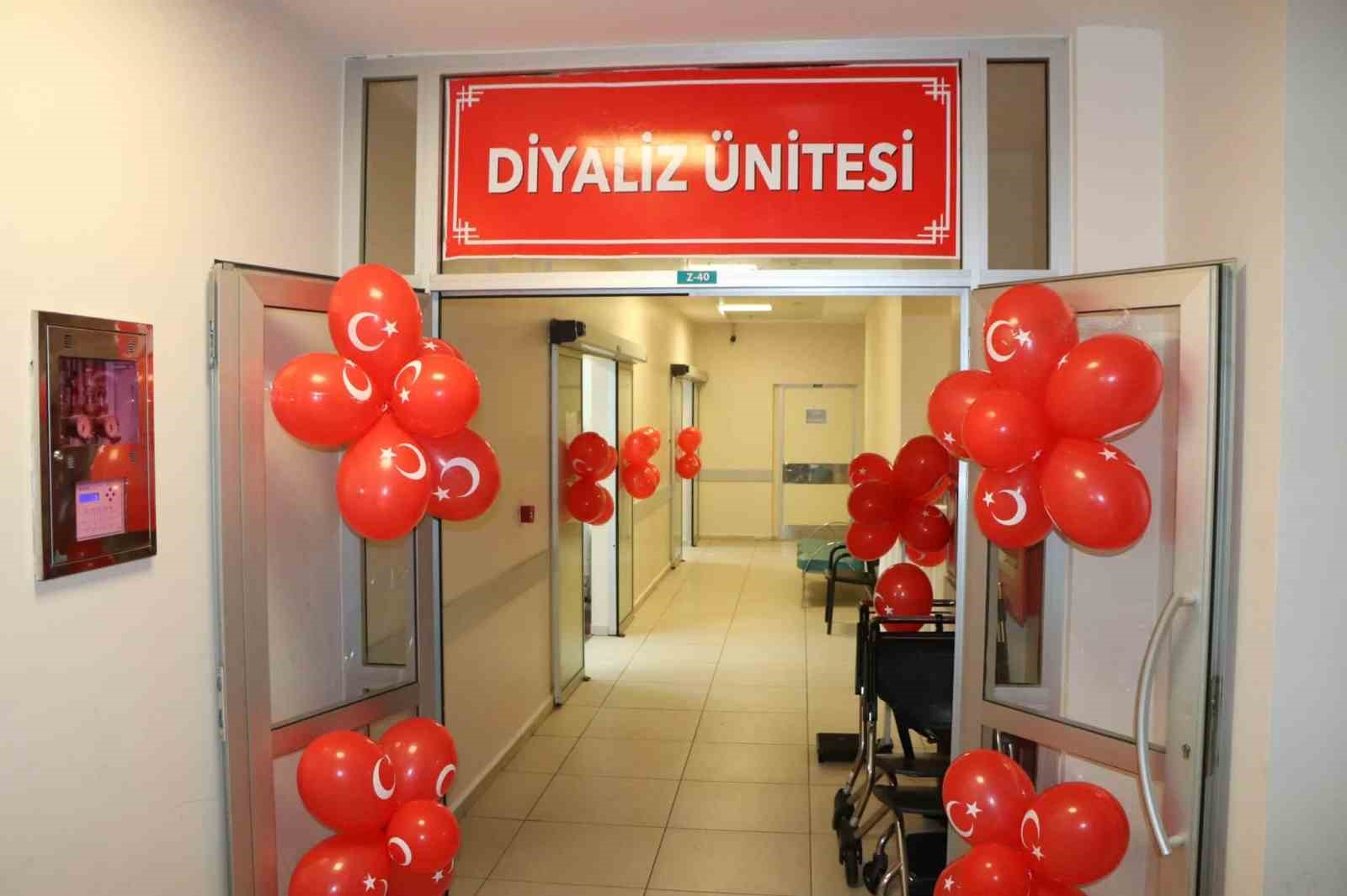 Altıntaş Devlet Hastanesi’nde Diyaliz Ünitesi hizmete girdi
