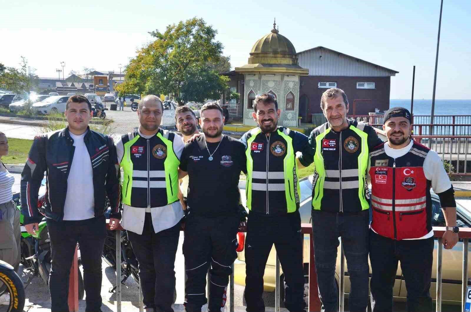 Karaelmas Motosiklet Kulübü’nden şehitlere ve motosikletçilere vefa