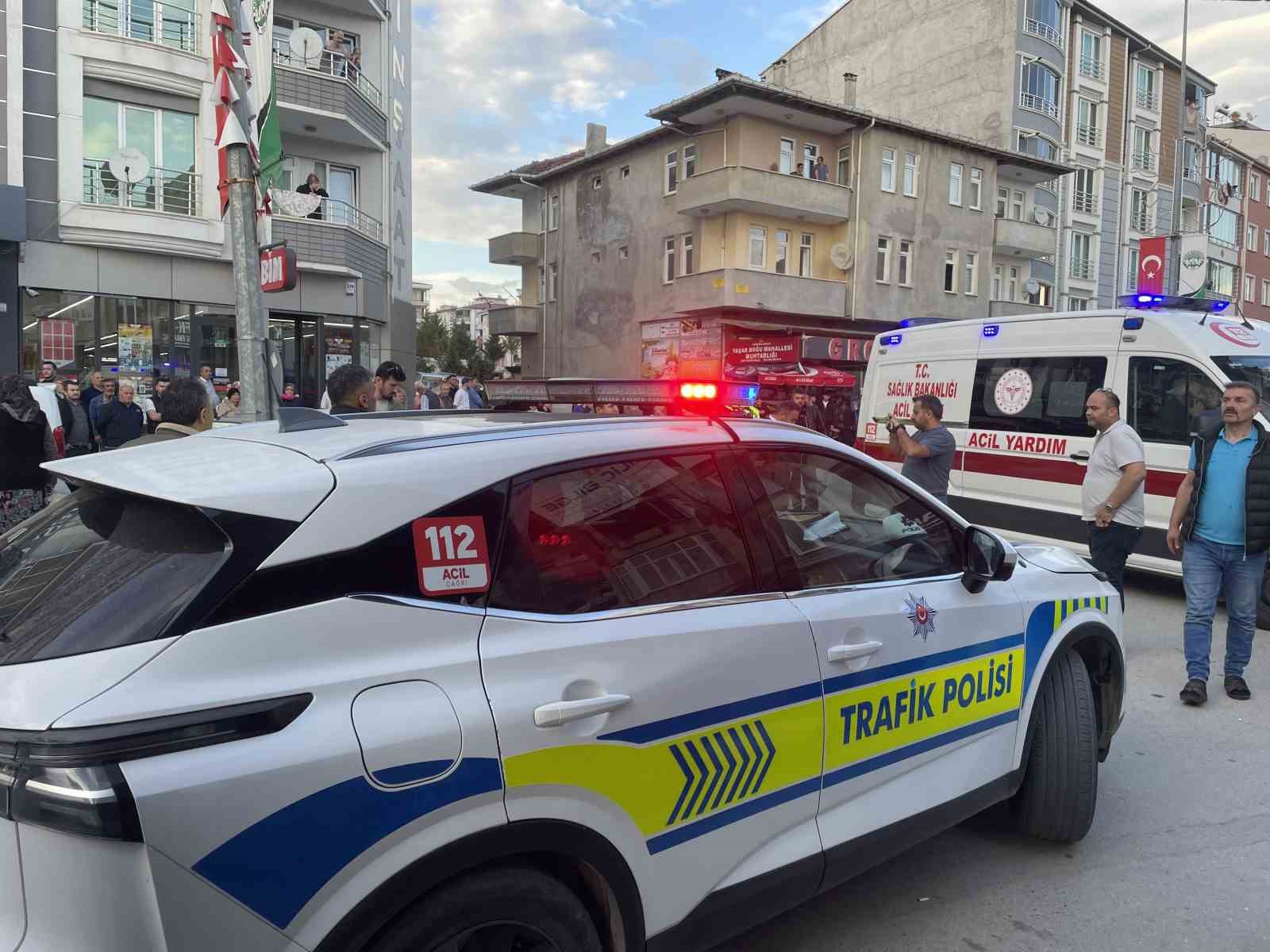 Otomobilin çarptığı kadın ağır yaralandı