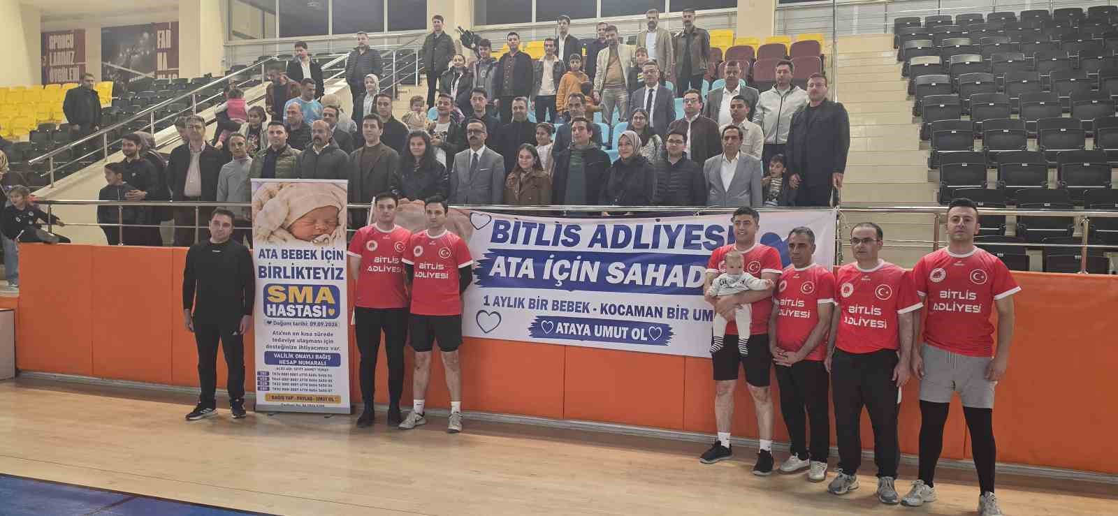 Bitlis Adliyesi, SMA hastası Ata bebek için sahaya çıktı