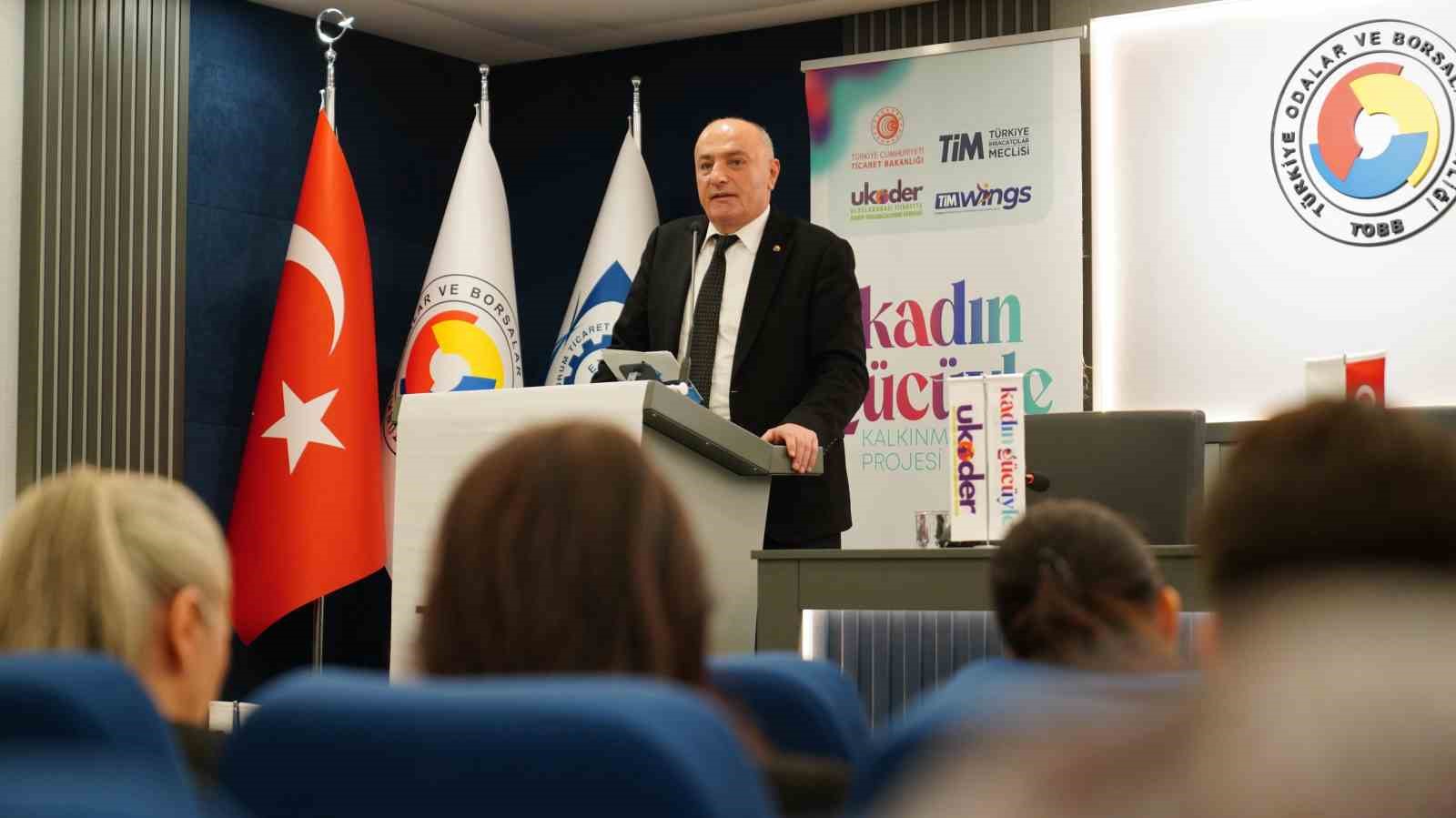 ETSO’da "Kadın Gücüyle Kalkınma Projesi Gümrük ve Dış Ticaret Eğitimi" düzenlendi