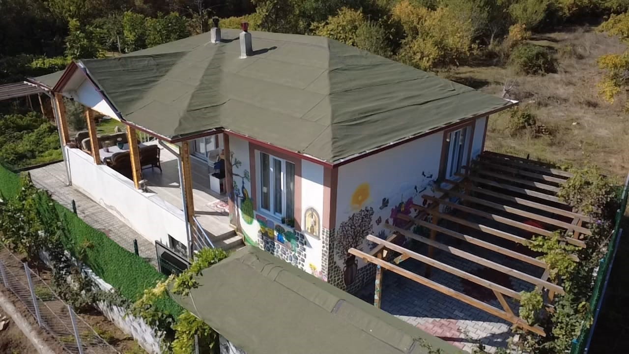Çocukluk hayalini evinin duvarına yansıttı: Müstakil evini sergi salonuna dönüştürdü