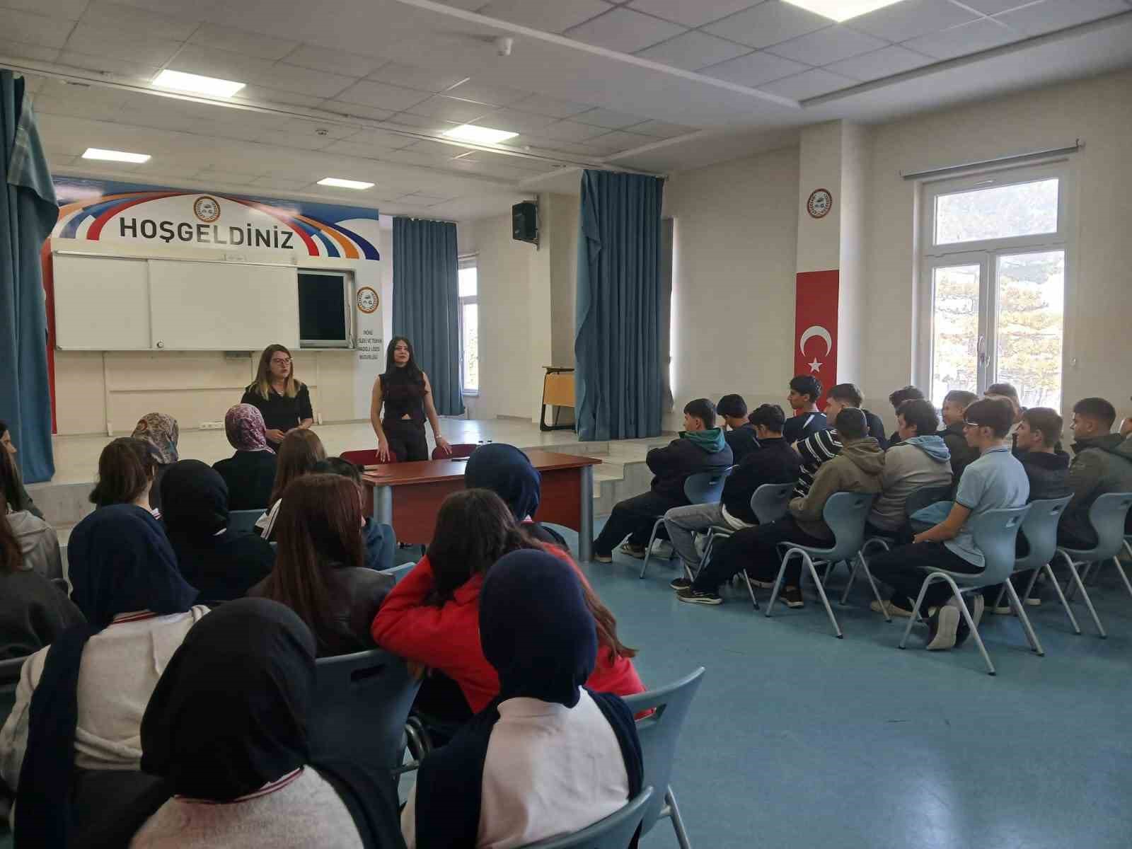 İnönü’de veli ve öğrencilere yönelik farkındalık eğitimi