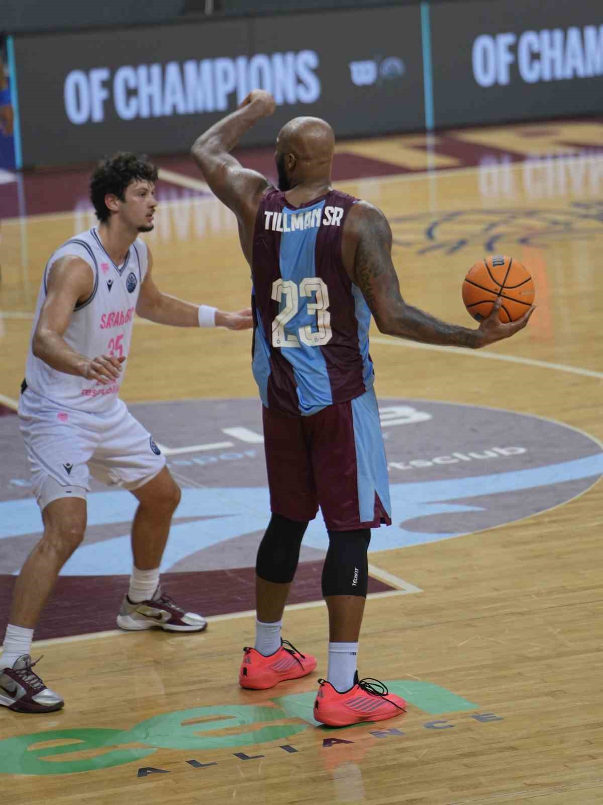 Basketbol Şampiyonlar Ligi: Trabzonspor: 100 - Sabah BC: 83