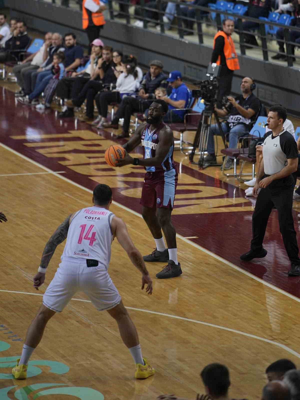 Basketbol Şampiyonlar Ligi: Trabzonspor: 100 - Sabah BC: 83
