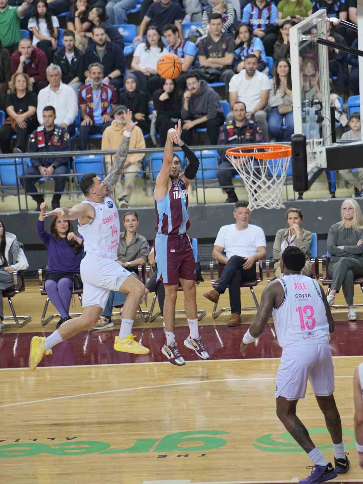 Basketbol Şampiyonlar Ligi: Trabzonspor: 100 - Sabah BC: 83