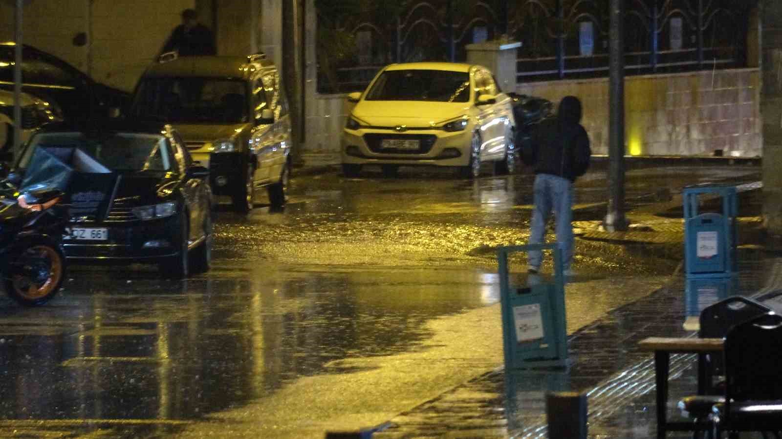 Kilis’te kuvvetli yağış etkili oldu