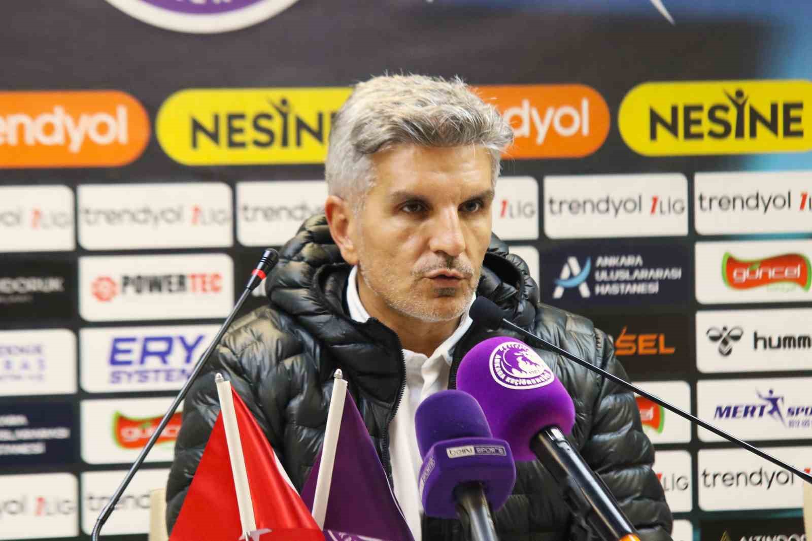 Kenan Koçak: "Deplasmanda 1 puan 1 puandır, takımı tebrik ediyorum"