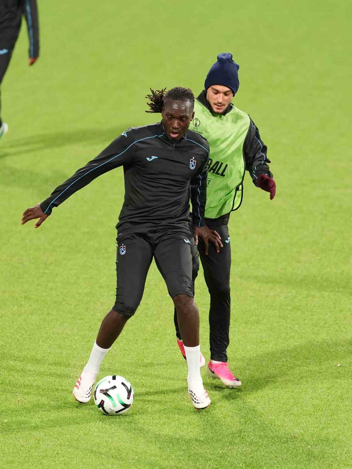 Trabzonspor’da KuPS maçı hazırlıkları tamamlandı