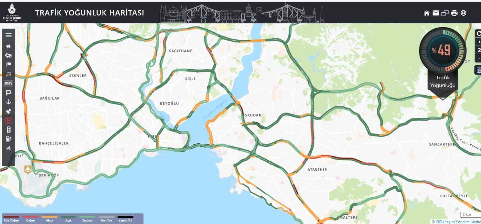 İstanbul’da trafik yoğunluğu oluştu, işe gitmek isteyen vatandaşlar zor anlar yaşadı