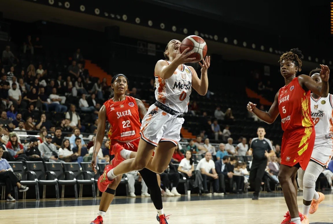 FIBA Kadınlar Avrupa Kupası: Çimsa ÇBK Mersin: 72 - Sleza Wroclaw: 59
