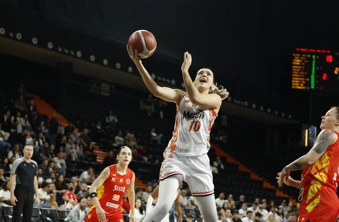 FIBA Kadınlar Avrupa Kupası: Çimsa ÇBK Mersin: 72 - Sleza Wroclaw: 59