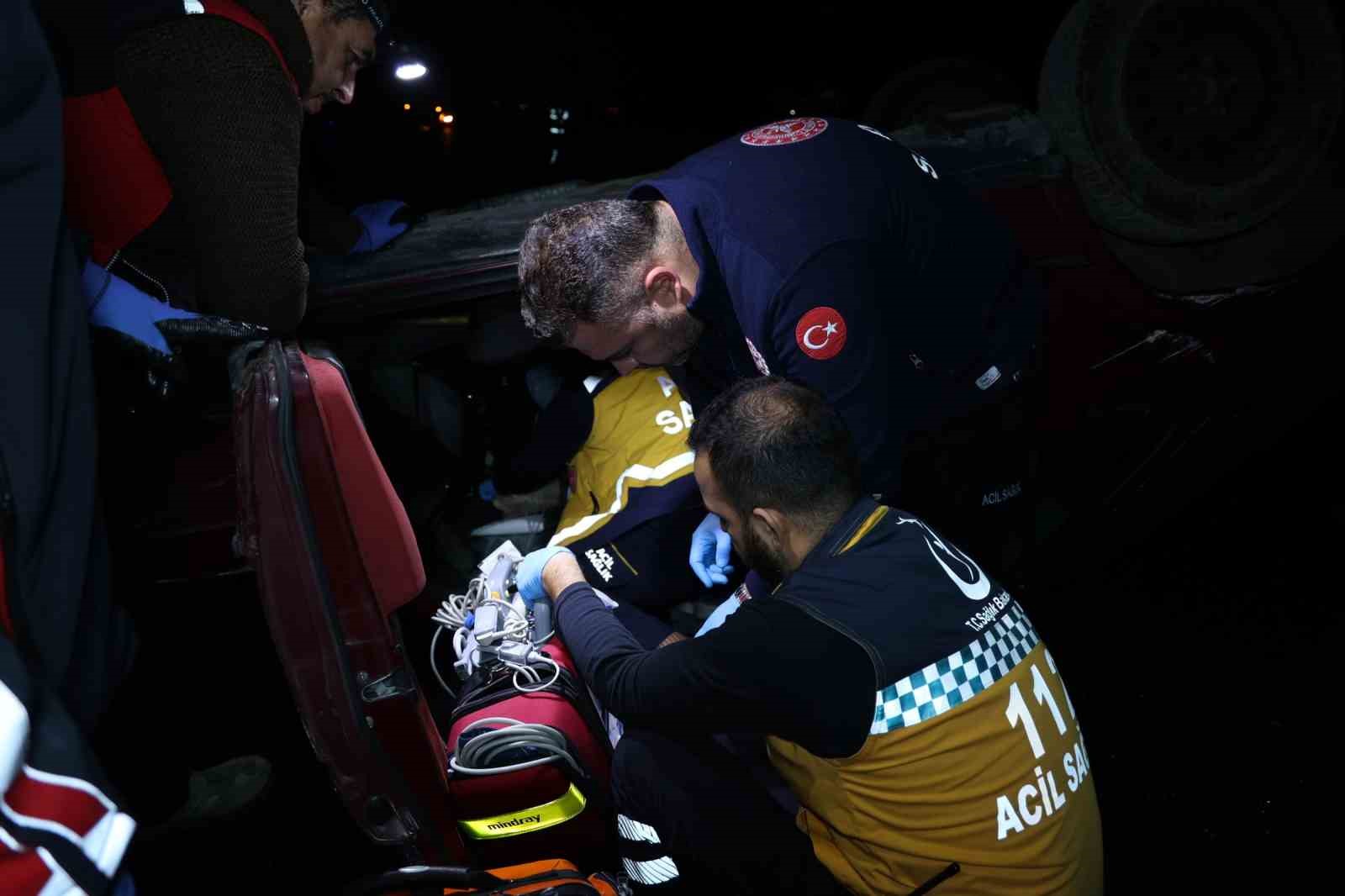 Nevşehir’de kontrolden çıkan otomobil takla attı: 1 ölü