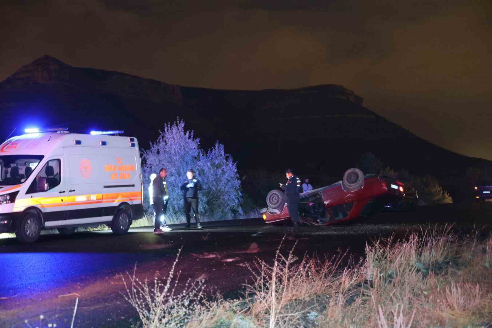 Nevşehir’de kontrolden çıkan otomobil takla attı: 1 ölü