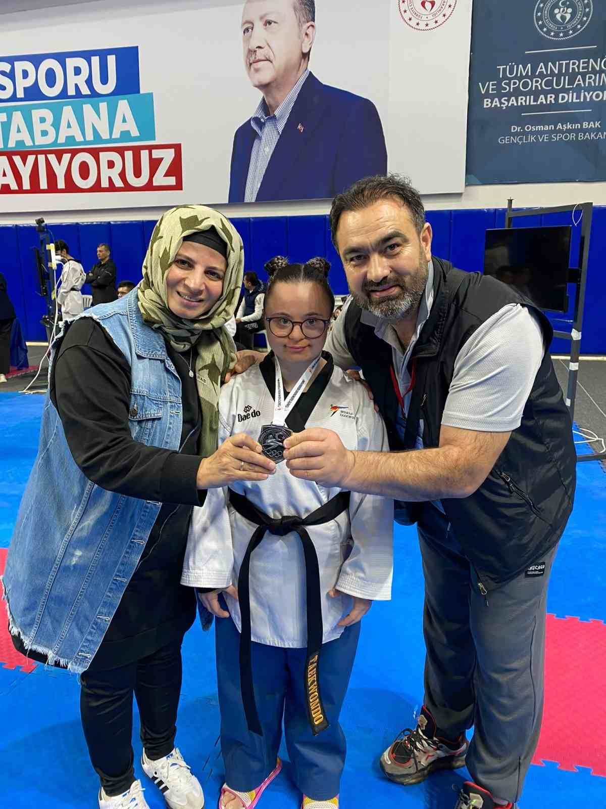 Kayserili sporcu Büşra Yolun’un hedefi şampiyonluk
