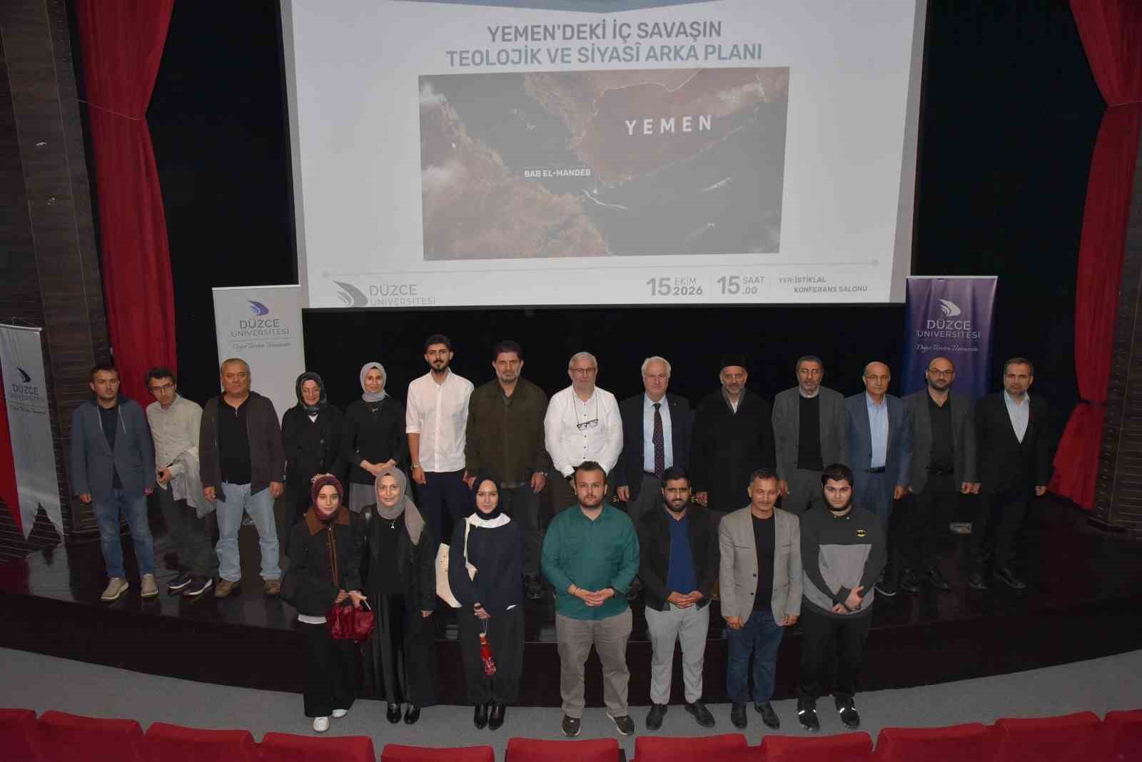 Yemen’deki iç savaşın teolojik ve siyasi arka planı konuşuldu