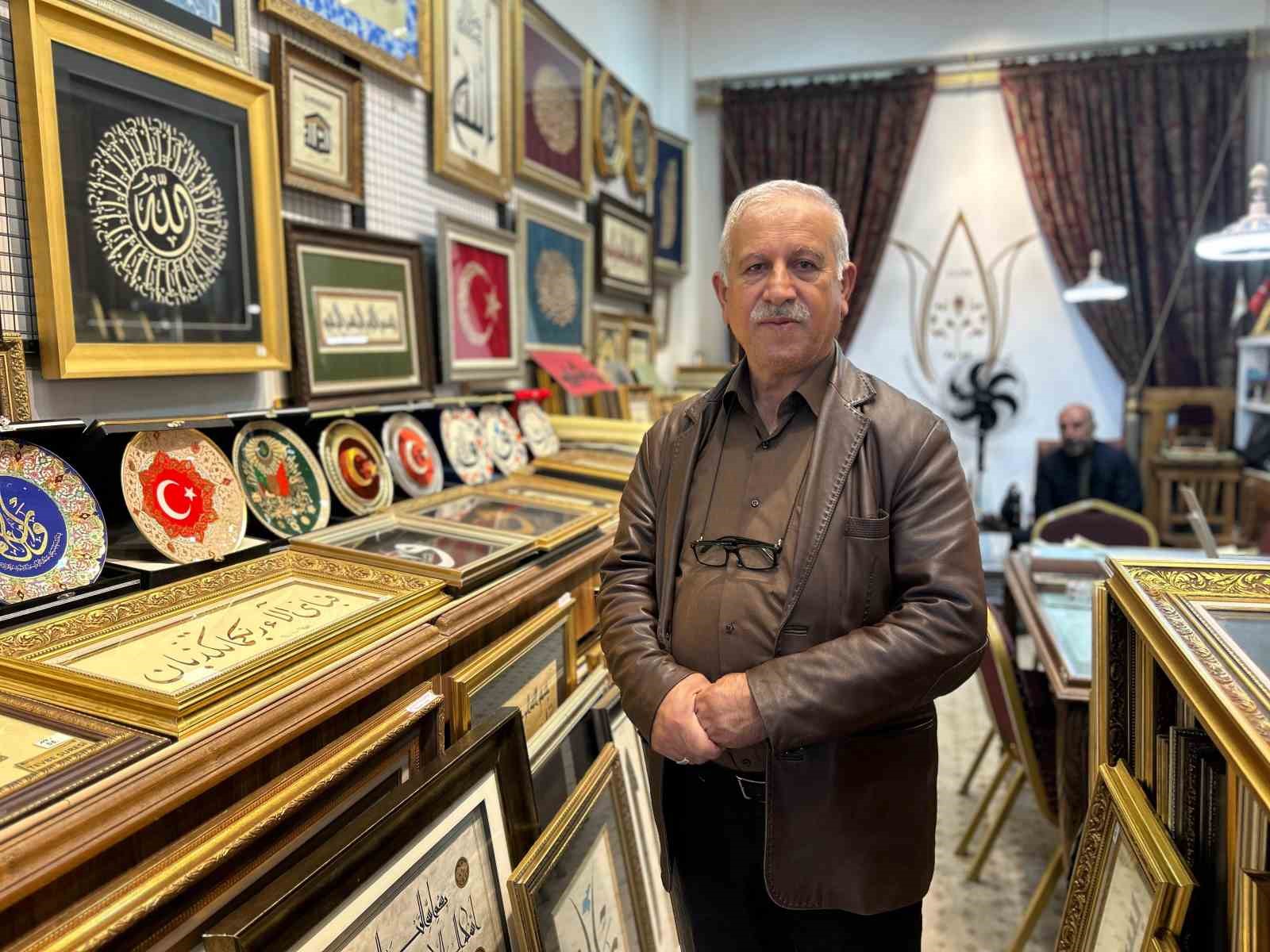 Vanlı hattat, ecdadın sanatını geleceğe taşıyor