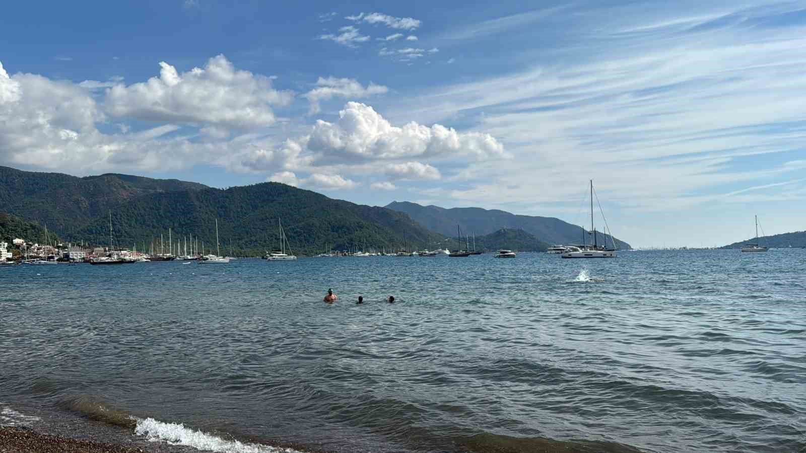 Marmaris’te Ekim ayında deniz keyfi