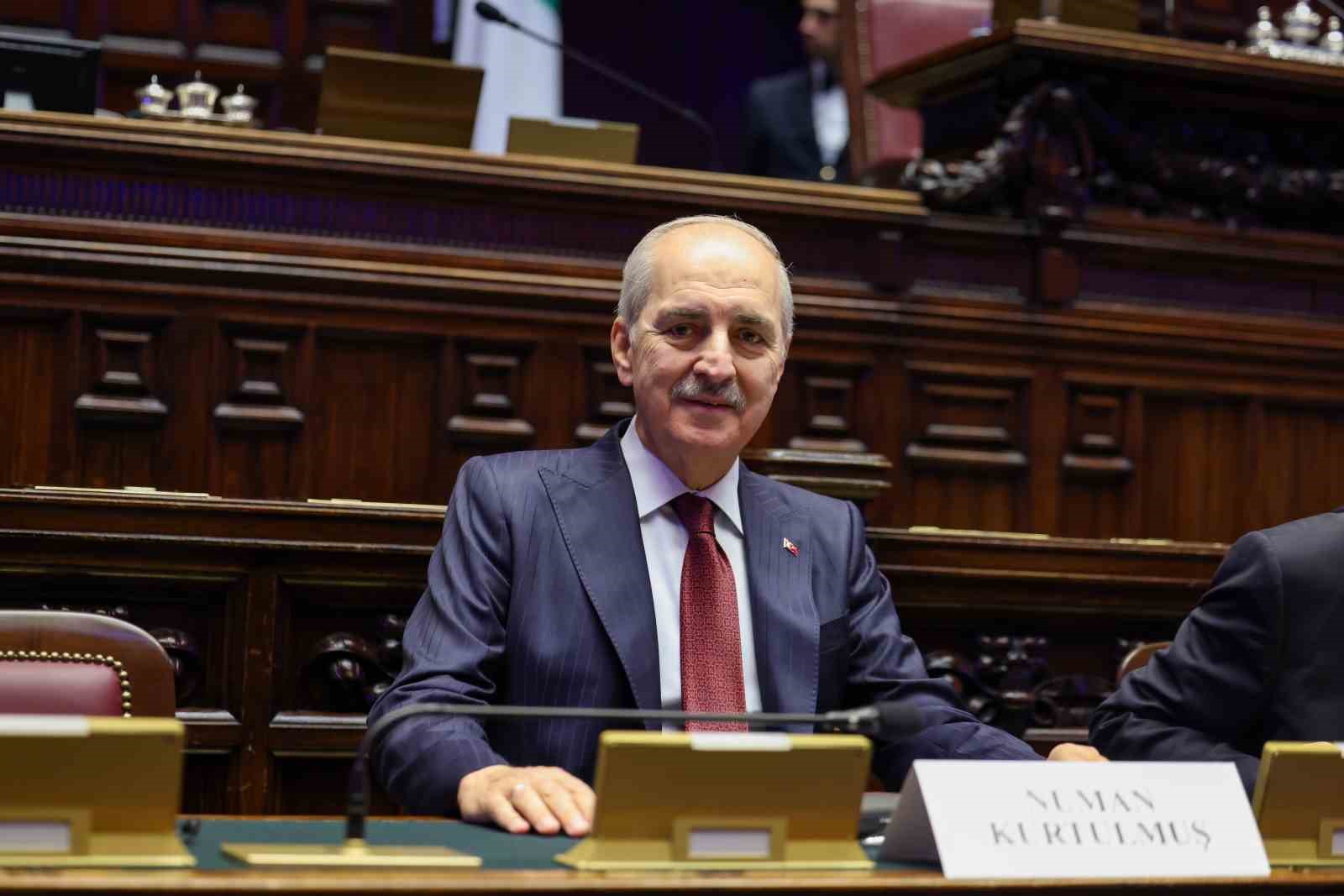TBMM Başkanı Kurtulmuş’tan "İsrail’in gözlemci statüsünün askıya alınması" çağrısı
