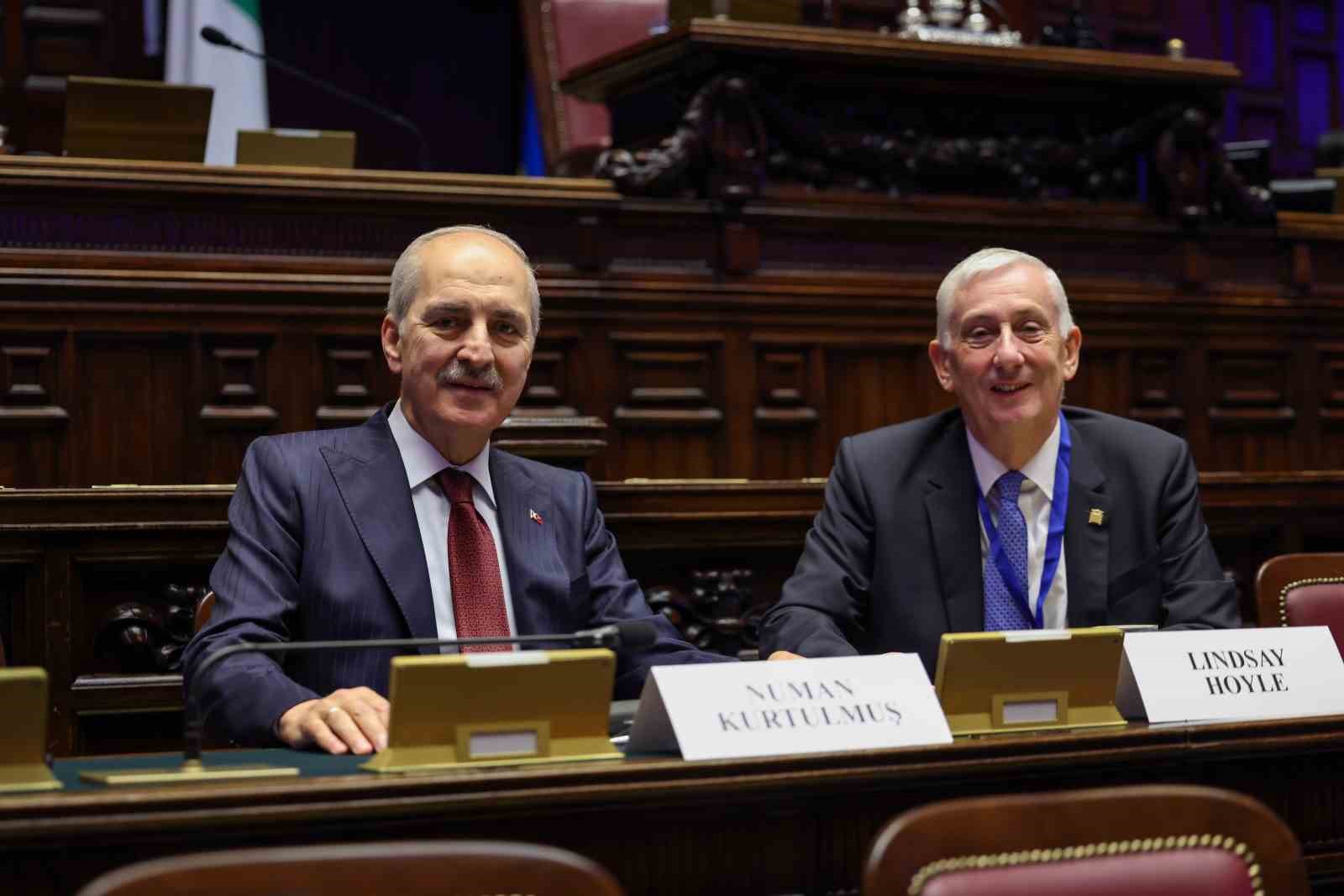 TBMM Başkanı Kurtulmuş’tan "İsrail’in gözlemci statüsünün askıya alınması" çağrısı