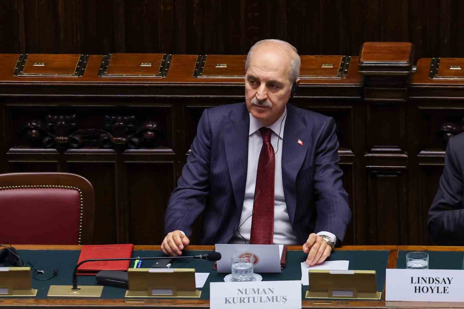 TBMM Başkanı Kurtulmuş’tan "İsrail’in gözlemci statüsünün askıya alınması" çağrısı
