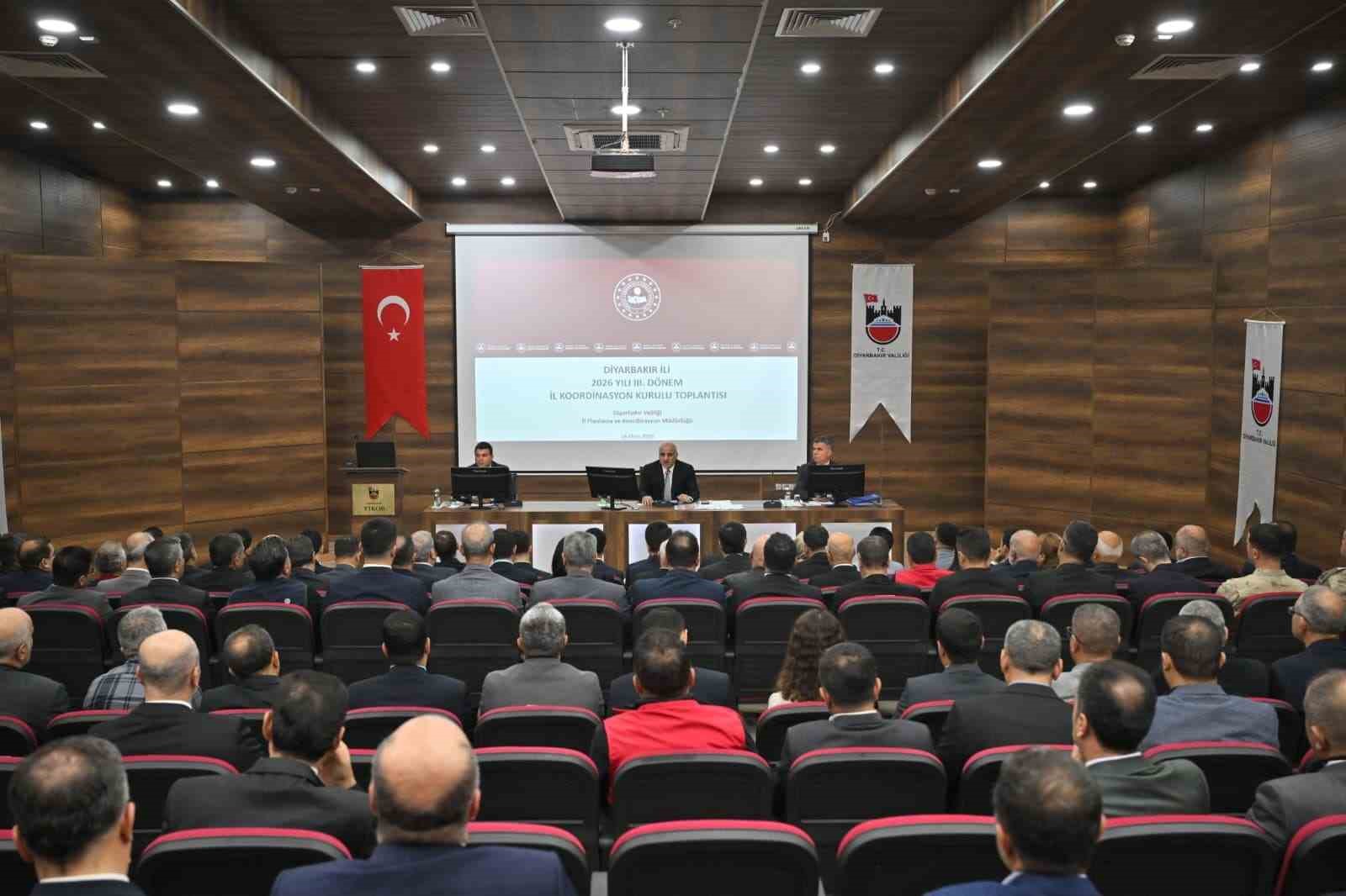 Diyarbakır’da 2026 yılı 3. dönem İl Koordinasyon Kurulu toplantısı