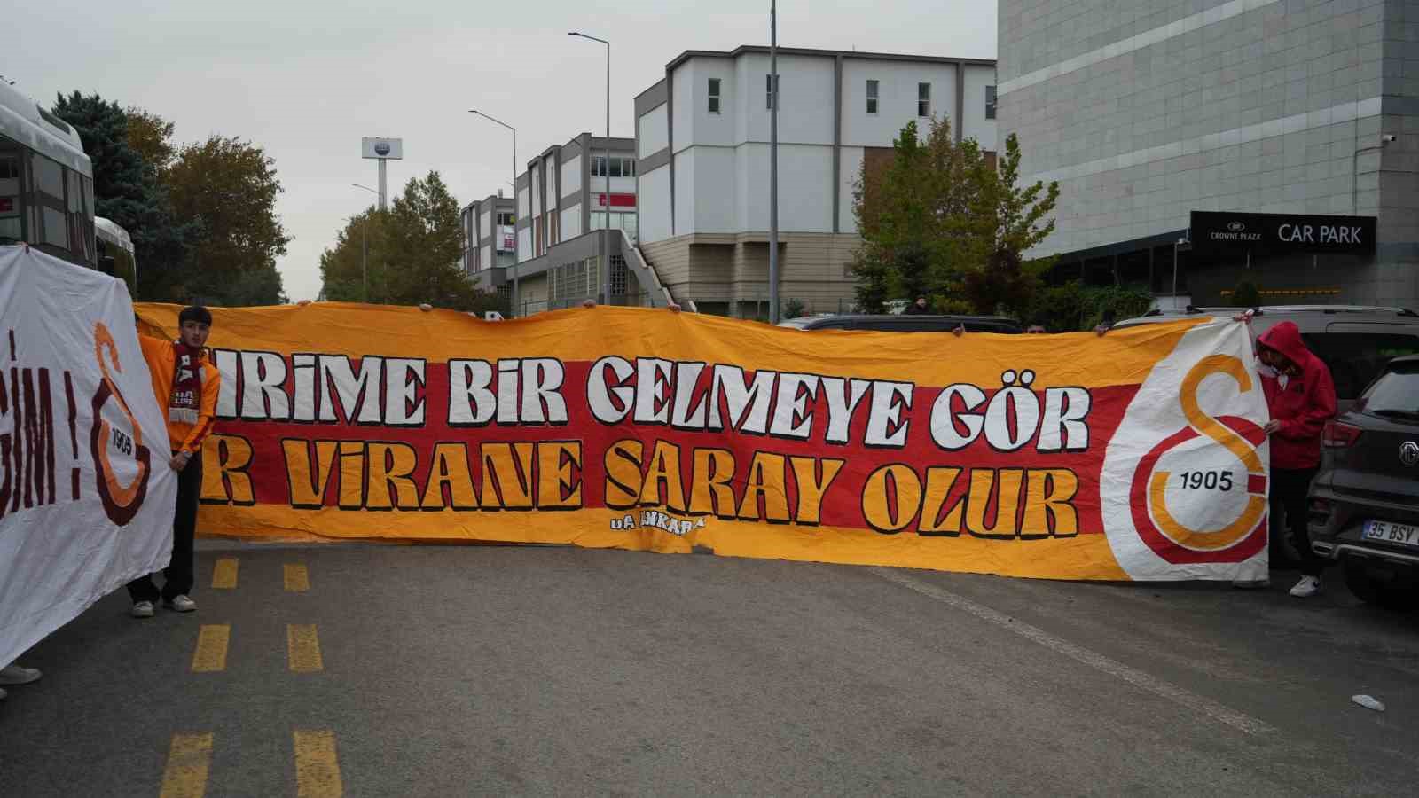 Galatasaray, Ankara’ya geldi