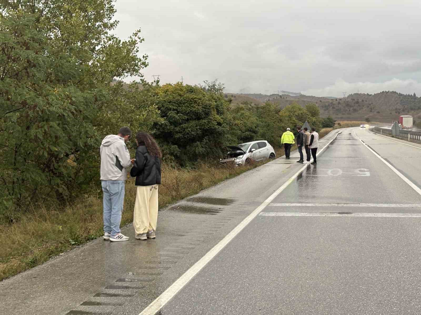 Kastamonu’da yağış kazayı beraberinde getirdi