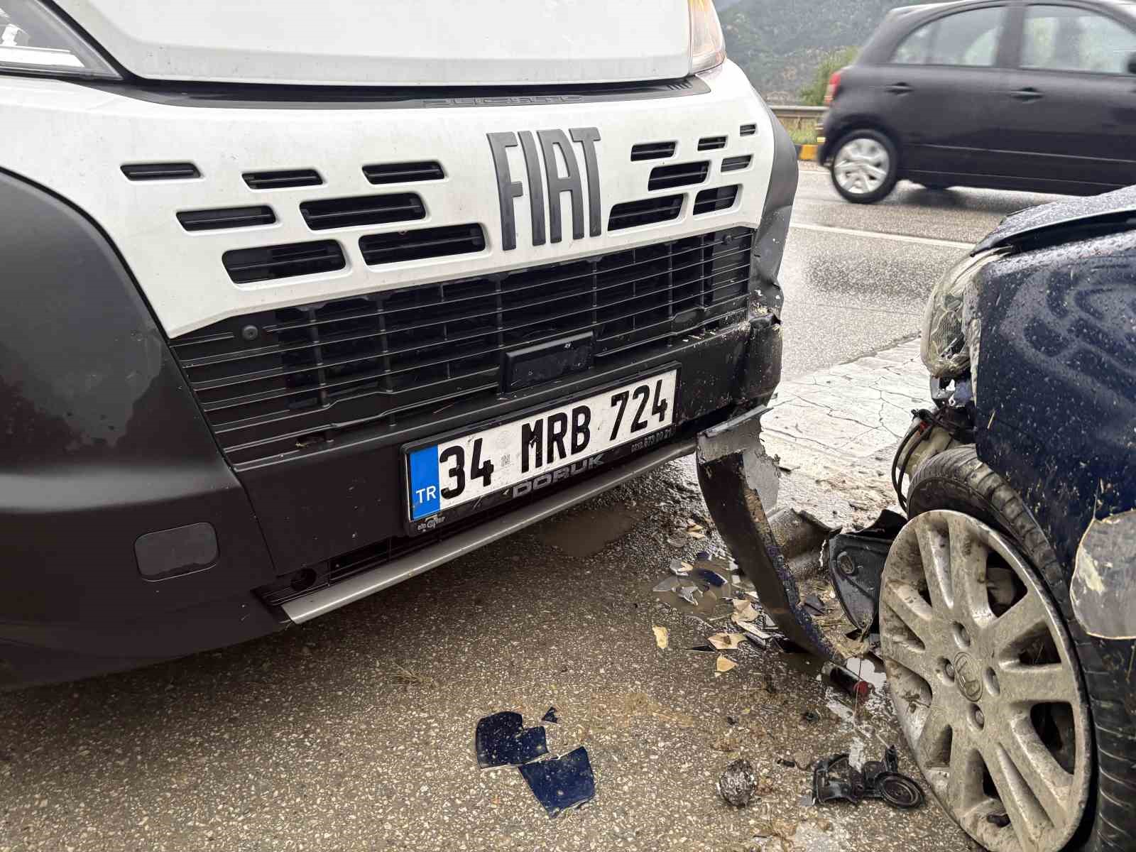 Kastamonu’da yağış kazayı beraberinde getirdi