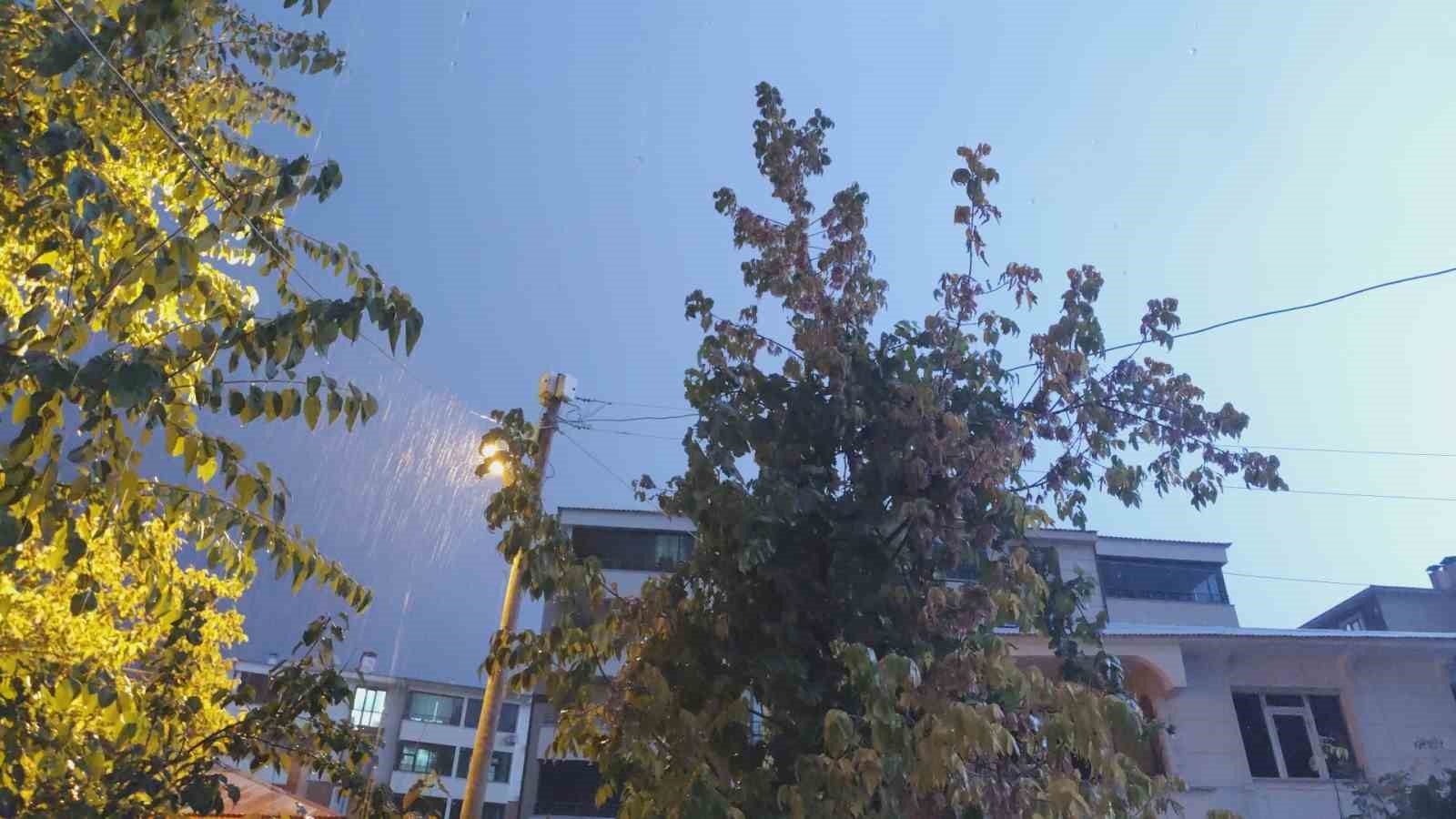 Erciş’te şiddetli yağmur etkili oldu