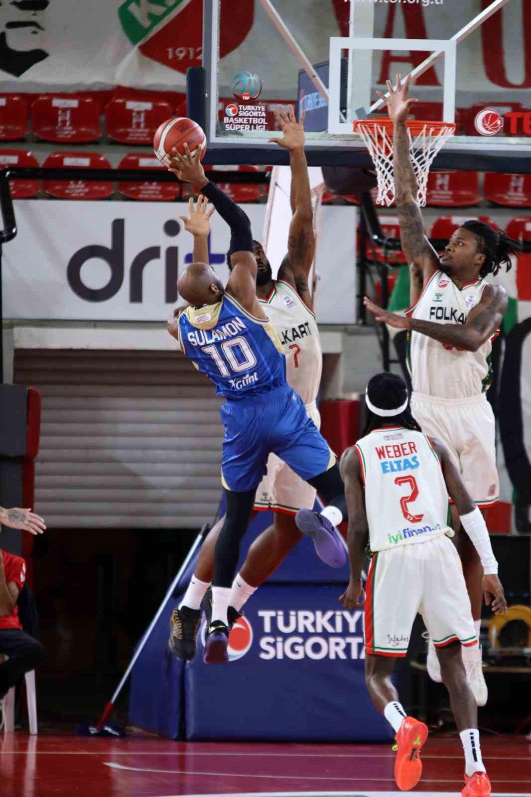 Basketbol Süper Ligi: Karşıyaka: 95 - Çayırova Belediyesi: 79