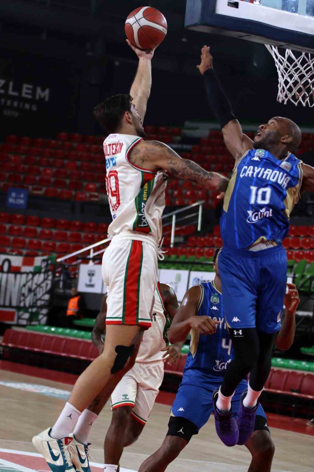 Basketbol Süper Ligi: Karşıyaka: 95 - Çayırova Belediyesi: 79