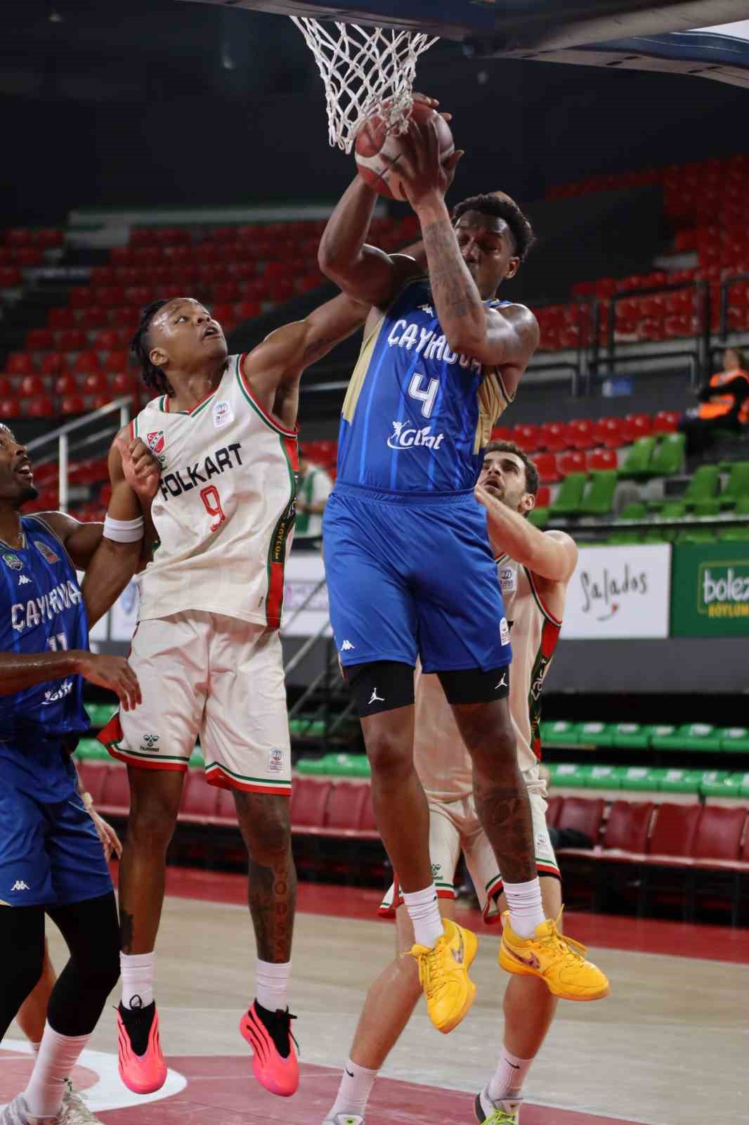 Basketbol Süper Ligi: Karşıyaka: 95 - Çayırova Belediyesi: 79