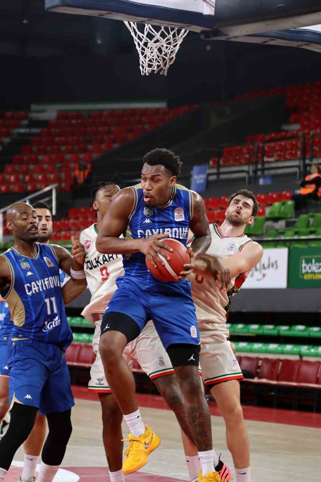 Basketbol Süper Ligi: Karşıyaka: 95 - Çayırova Belediyesi: 79