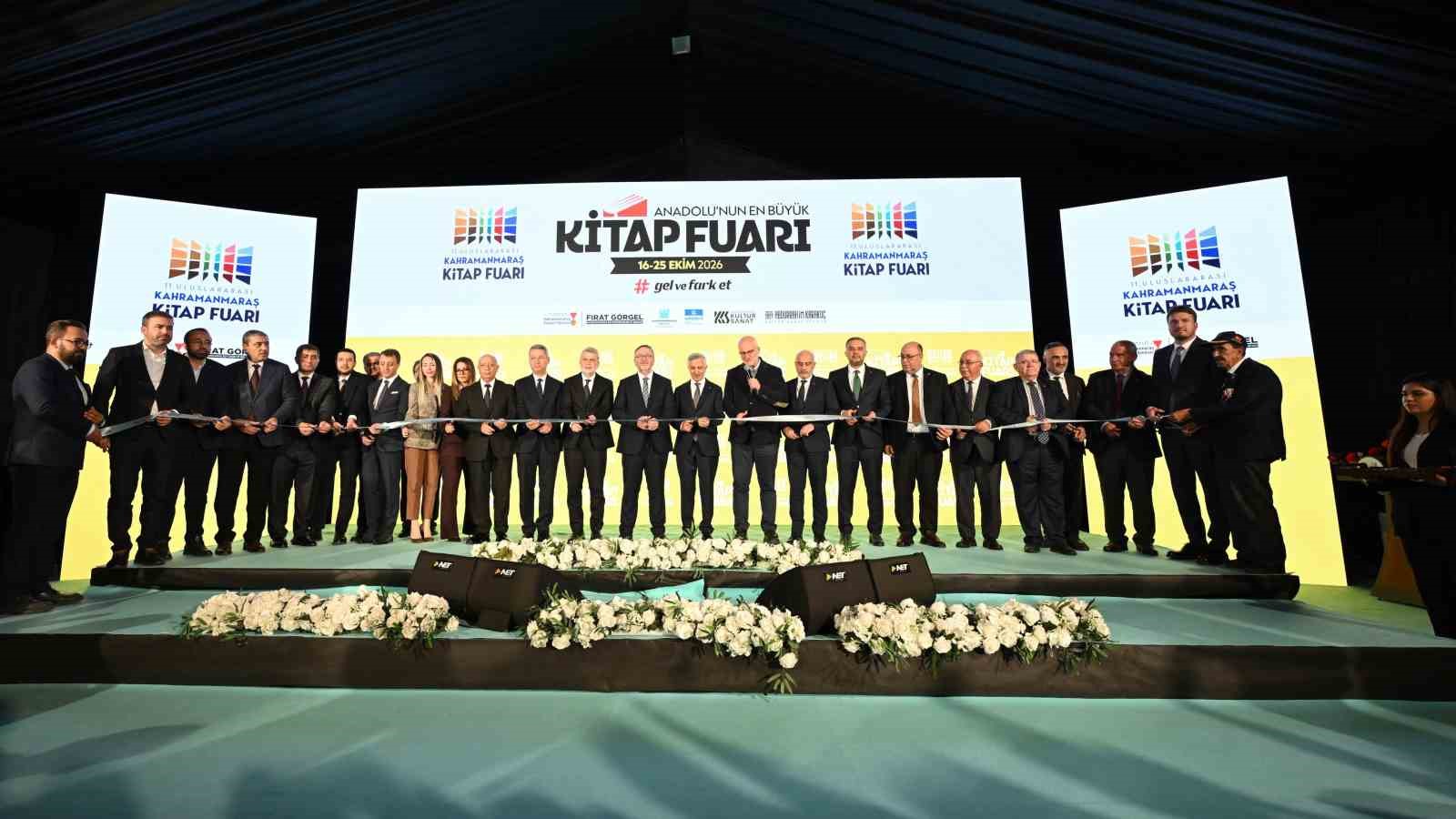 Anadolu’nun en büyük kitap fuarı Kahramanmaraş’ta açıldı