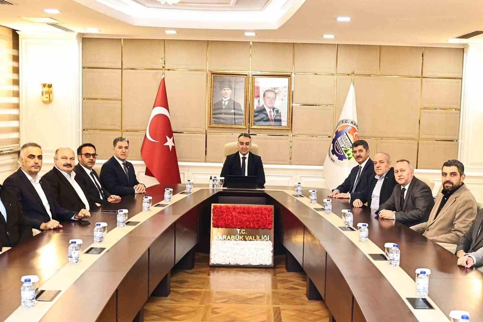 Vali Çağatay, TSO yönetimini kabul etti