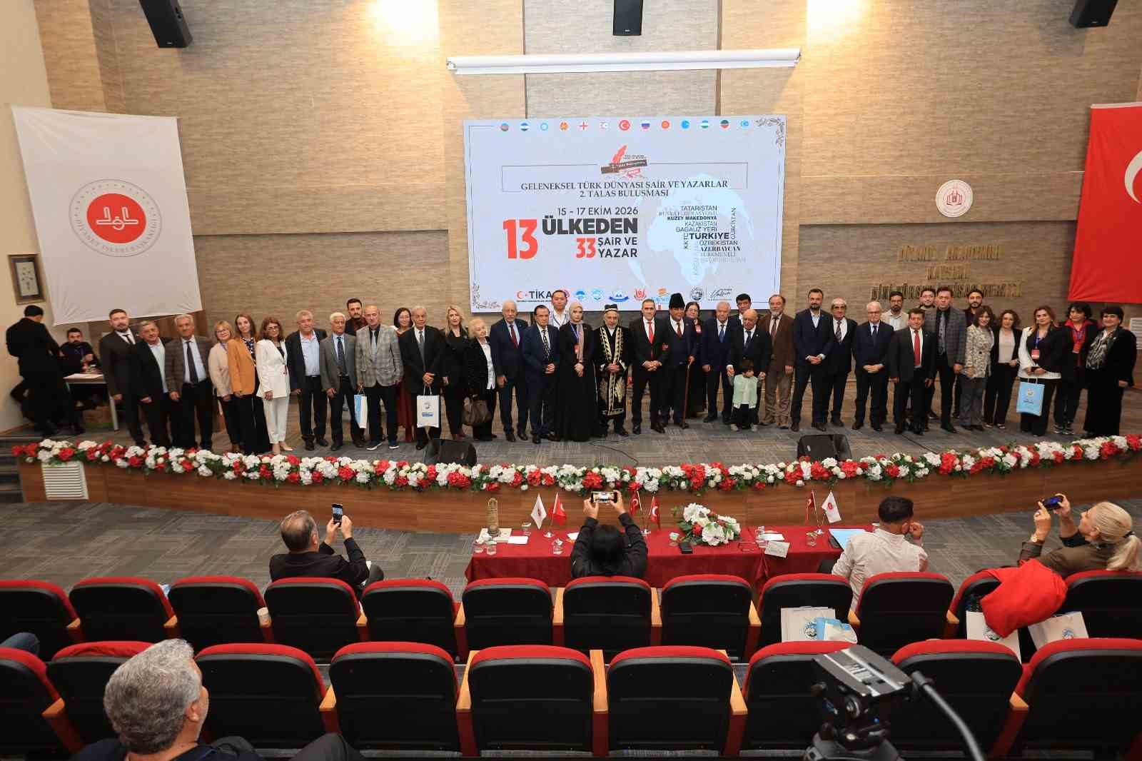 13 ülkeden 33 şairle Talas’ta şiir şöleni