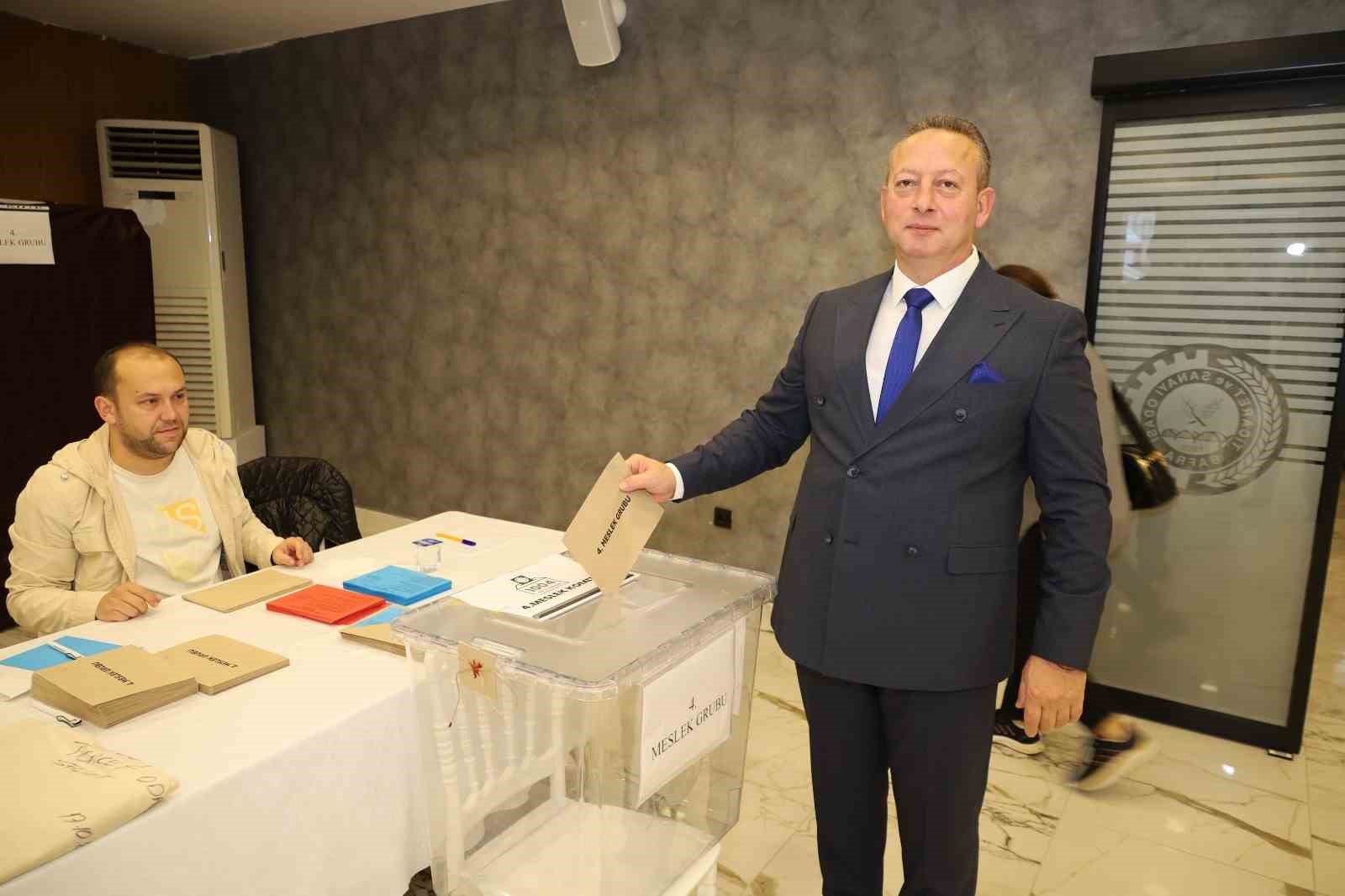 Bafra TSO’da seçim heyecanı: Bin 638 üye sandık başında