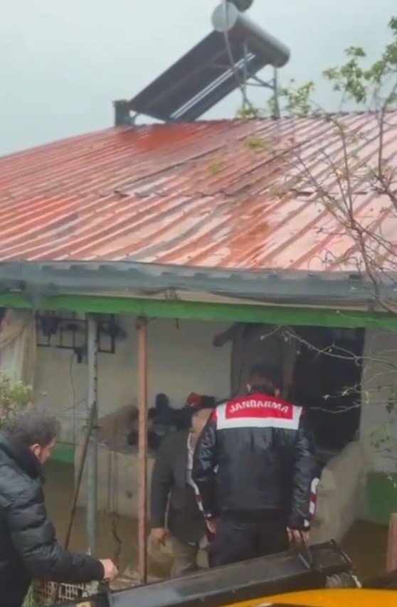 Jandarma sel bölgesinde canla başla mücadele ediyor