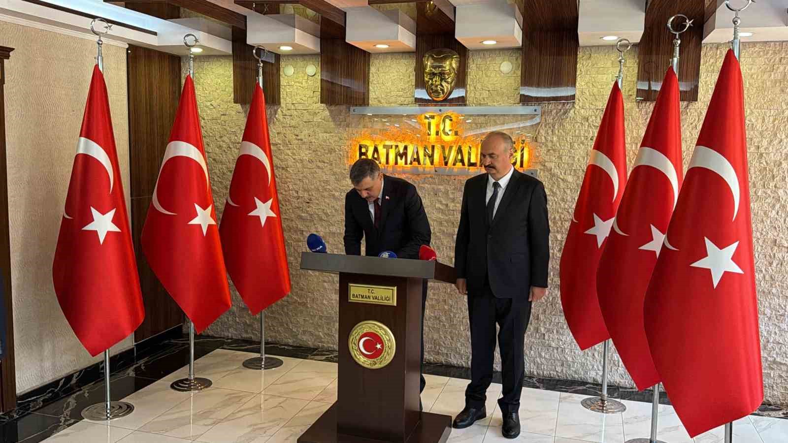 İçişleri Bakanı Çiftçi, Batman Valiliğini ziyaret etti